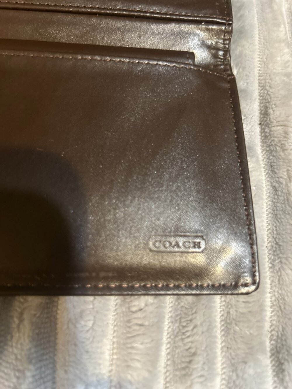 Coach Signature Checkbook Wallet - Picture 7 of 7